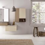 baño minimalista con espejos caros
