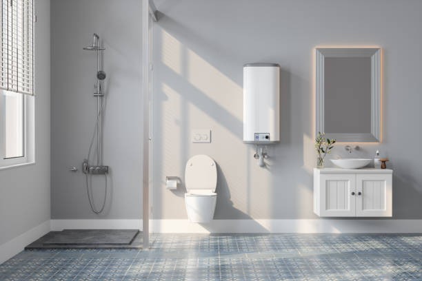 Baño pequeño con cancel